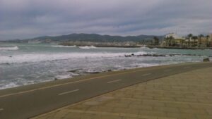 Temporal viento olas