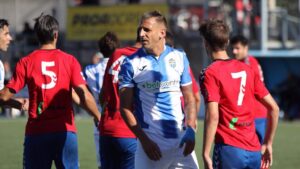 Imagen de un momento del partido