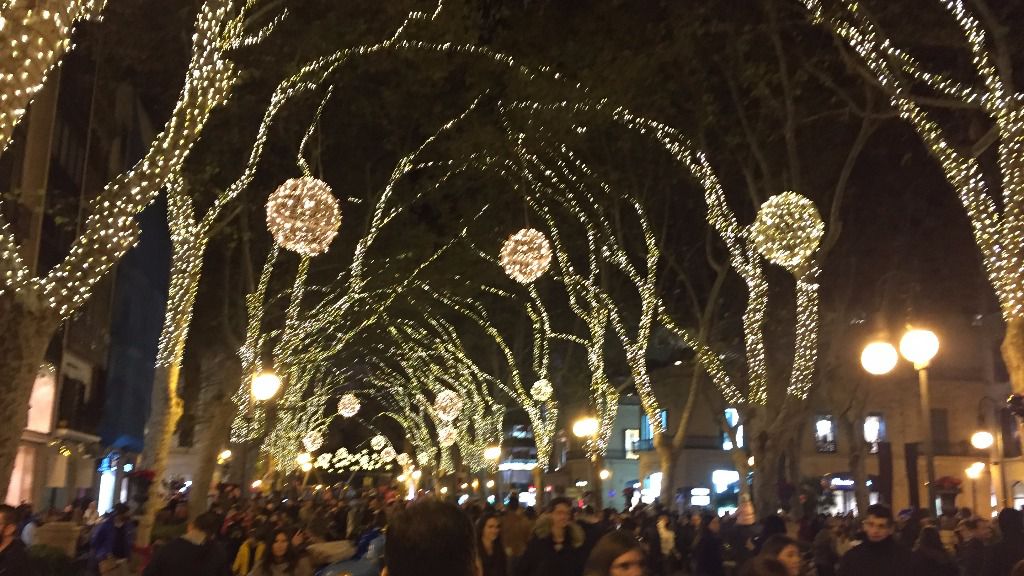 Navidad iluminación luces