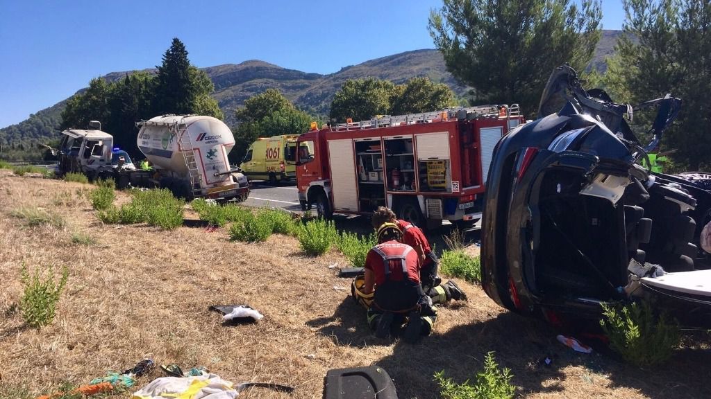 accidente trafico sa pobla
