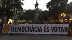 manifestacion protesta detenciones catalunya