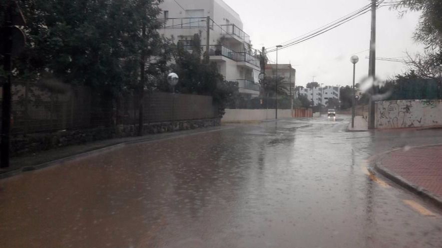 lluvias charcos