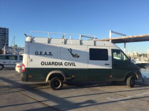 Los GEAS de la Guardia Civil rescataron el cuerpo sin vida
