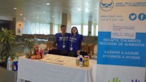 mesa banco alimentos aeropuerto