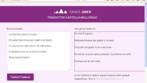 El traductor incorpora unas 3.000 palabras genuinamente mallorquinas
