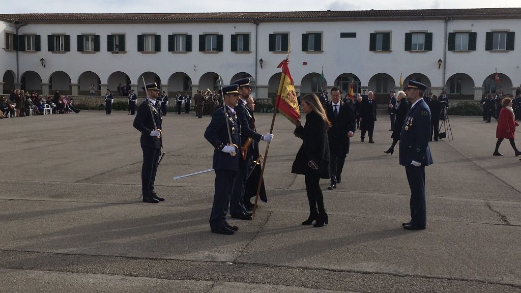 Imagen de la jura en el día de la patrona del Ejército del Aire