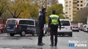 La Polic&iacute;a Local de Palma se hizo cargo del accidente