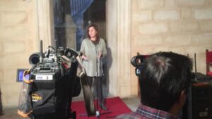 Francina Armengol lo ha hecho oficial desde el Consolat (Foto: IB3TV)