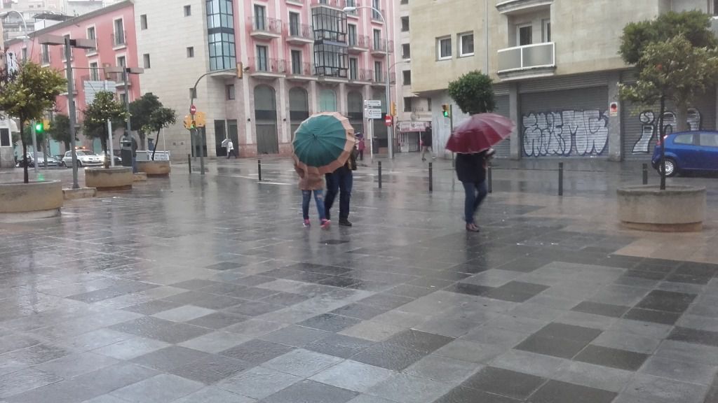 lluvia temporal