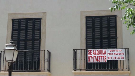 Viviendas alquiler cartel