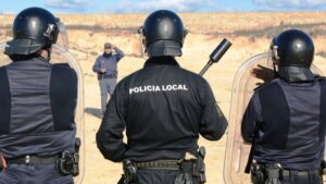 policia local antidisturbios