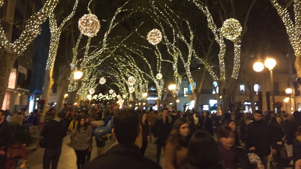Navidad iluminación luces