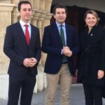 Company a la salida de la misa por Sant Sebastià