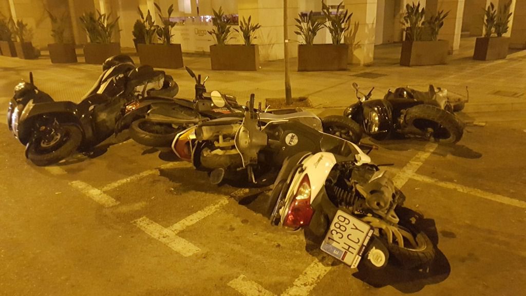 motos tiradas