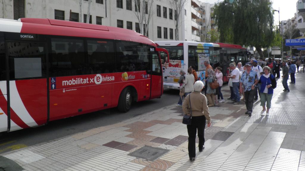 parada autobus ignasi wallis Eivissa