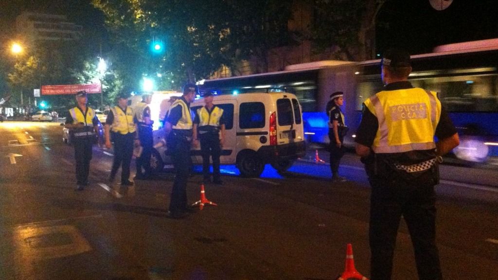 imagen del operativo policial