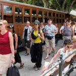 Turistas tren de soller
