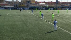 Imagen del inicio del partido