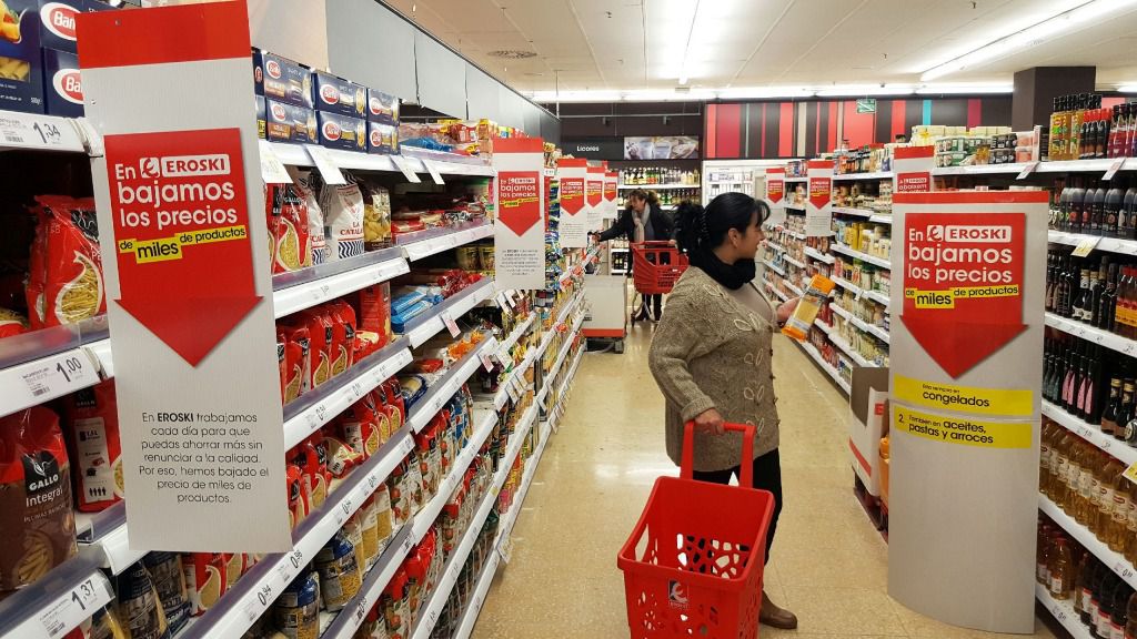 Eroski supermercado compra