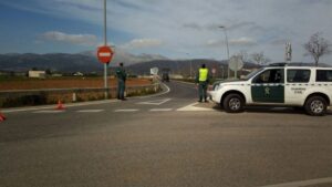Control de la Guardia Civil