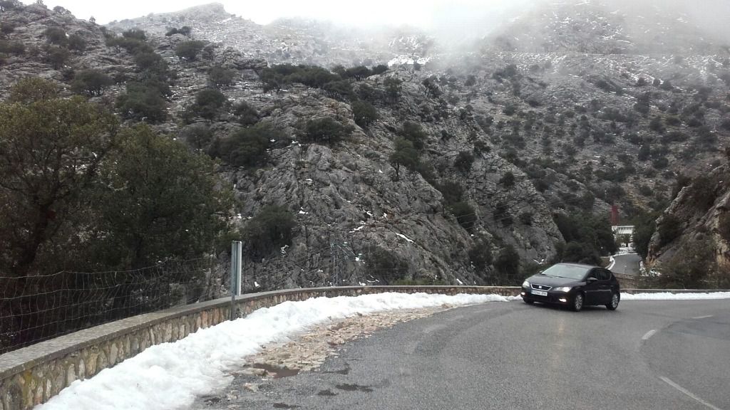 carretera temporal nieve