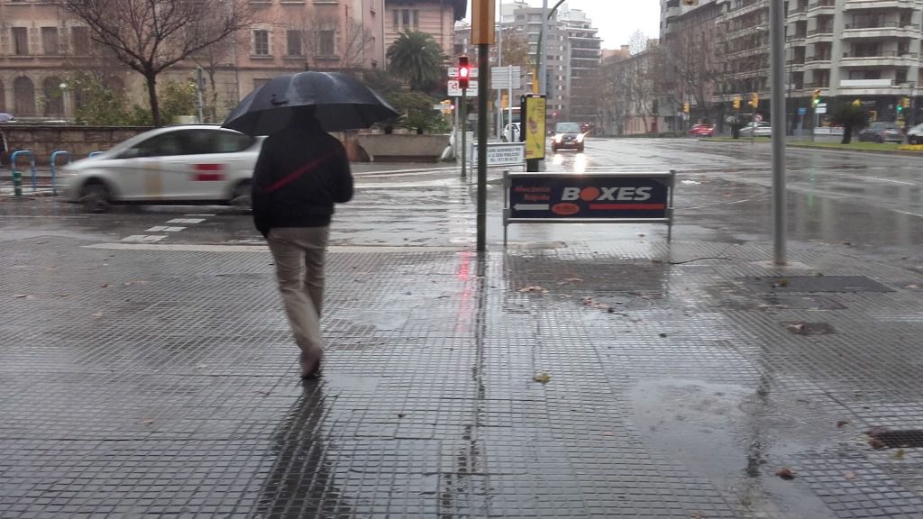 lluvia temporal