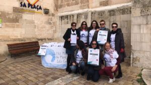 Recogida de firmas de la plataforma