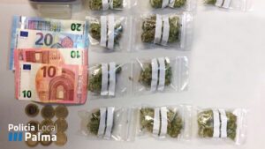 Imagen de las bolsitas incautadas