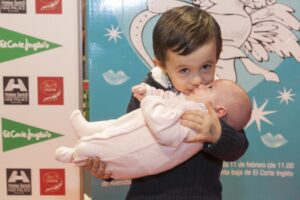 Beso ganador familiar