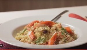 Ensalada de cous cous con surimi
