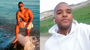 A la izquierda, el asaltante fallecido. A la derecha, su hermano.