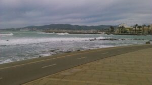 Temporal viento olas