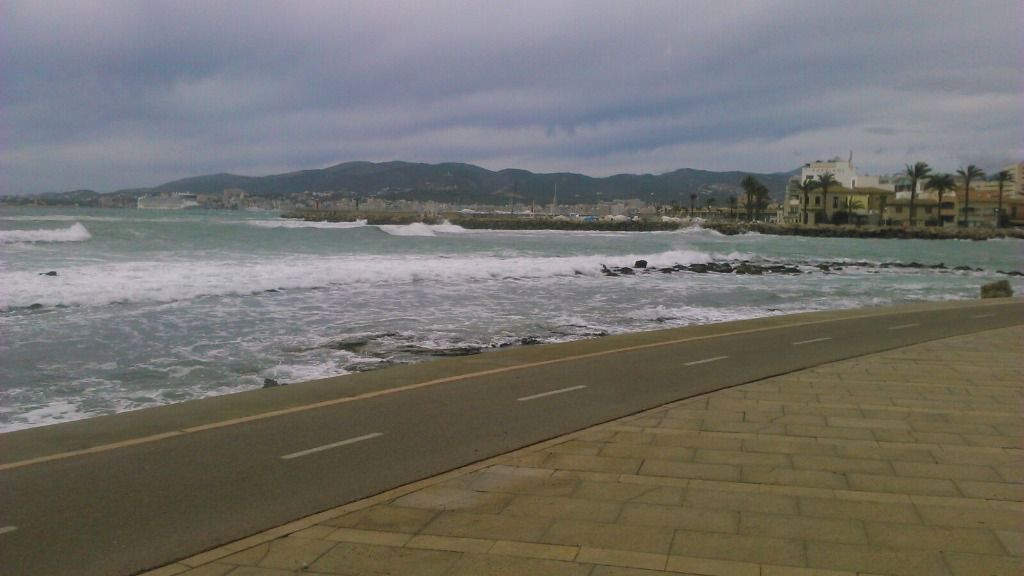 Temporal viento olas
