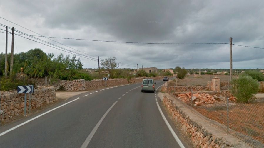 Vía en la que ha ocurrido el accidente