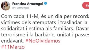 Twitter de Armengol