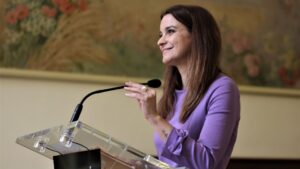 La portavoz parlamentaria del PP, Marga Prohens