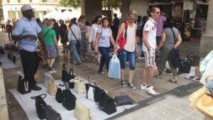 Venta ambulante Top Manta