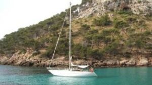 Imagen del velero desaparecido (Salvamento Mar&iacute;timo)