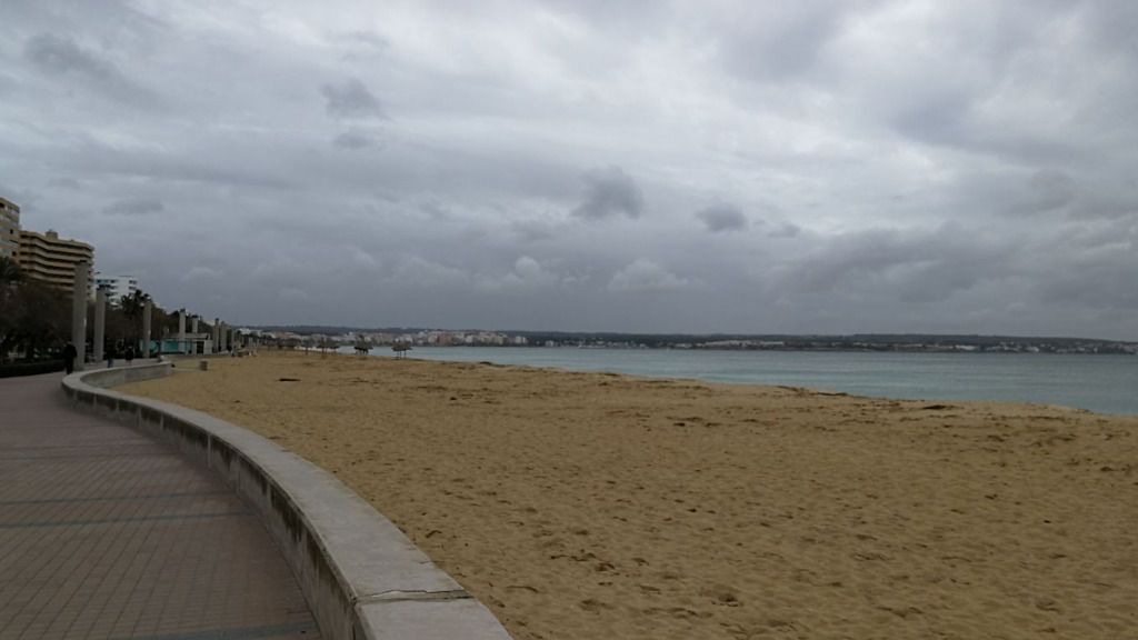 playa mal tiempo