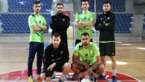 Eloy, Chicho, Lolo, Quintela, Paradynski y Diego Nunes, esta semana, en Son Moix