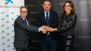 meli&aacute; y la caixa