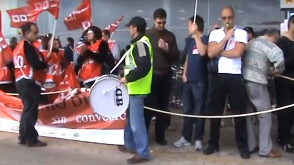 huelga aeropuerto