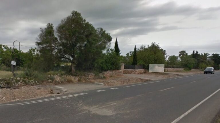 obras carretera vieja sineu