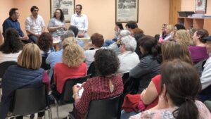 Declaraciones en la charla celebrada en el Arenal 'Trabajamos por lo que importa'