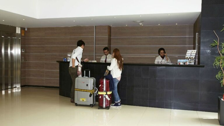 Recepción de hotel
