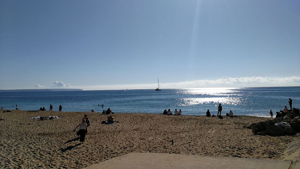 playa buen tiempo invierno
