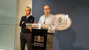 El portavoz socialista en el Parlament, Andreu Alcover