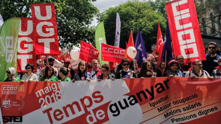 Cabecera de la manifestación