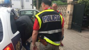 Imagen de uno de los detenidos