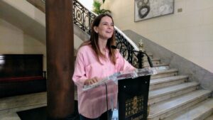 La portavoz del Grupo Parlamentario Popular, Marga Prohens